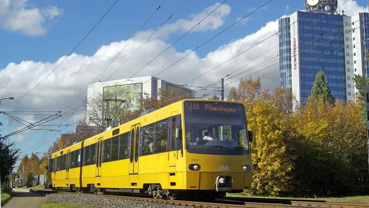 Stadtbahnfahrzeug der Stuttgarter Stra&szlig;enbahnen AG