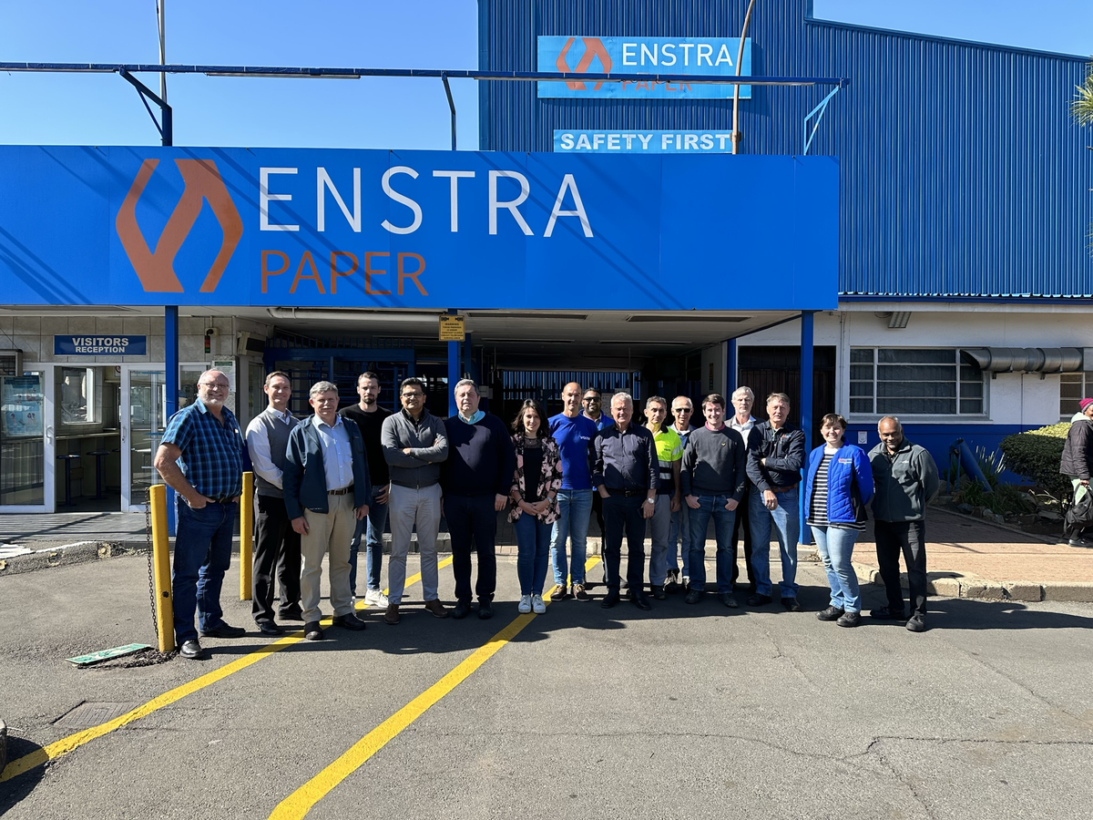 Enstra Paper beauftragt Voith mit der Lieferung einer BlueLine OCC- Stoffaufbereitungsanlage und dem umfassenden Umbau ihrer PM 6 f&uuml;r Verpackungspapiere in Springs N&auml;he Johannesburg, S&uuml;dafrika.