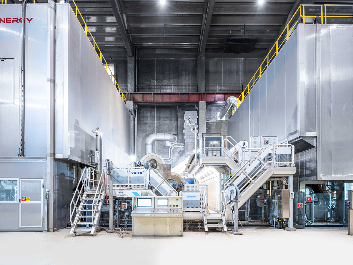 Mondi Duinos neue Wellpappen-Maschine