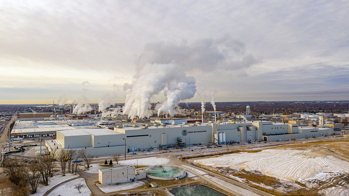 Green Bay Packaging hat am 11. M&auml;rz 2021 erfolgreich den Betrieb seiner neuen PM 4 Produktionslinie von Voith aufgenommen.