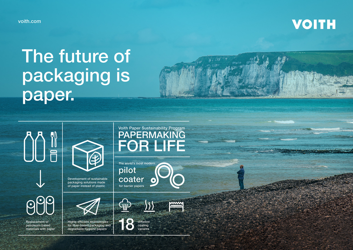 Die Zukunft von Verpackungen ist Papier: Innovationen und nachhaltige Verpackungsl&ouml;sungen sind Fokusbereiche des neuen Nachhaltigkeitsprogramms Papermaking for Life.