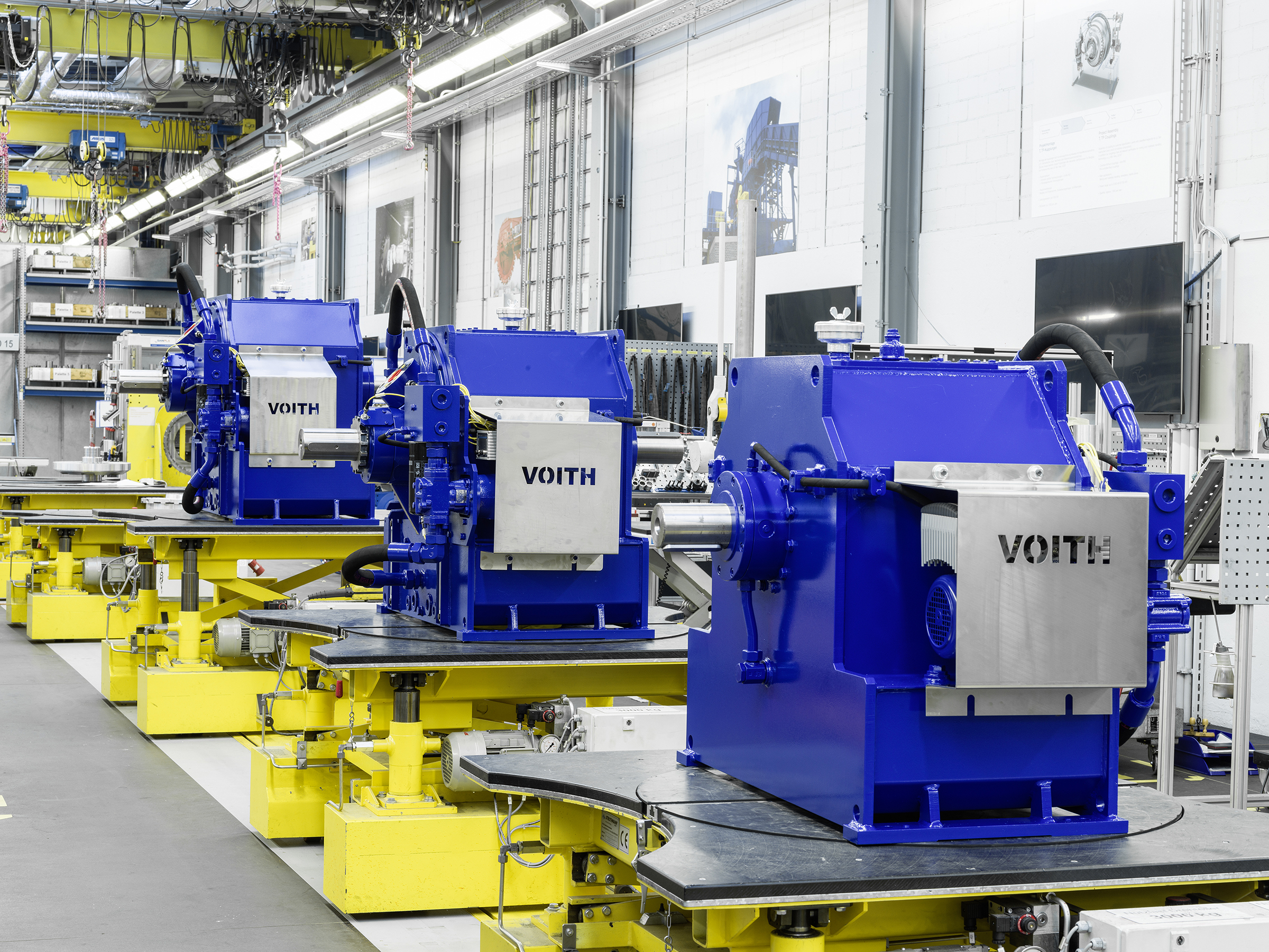 Voith TurboBelt TPXL Produktfamilie einschlie&szlig;lich der f&uuml;llungsgesteuerten Turbokupplung TurboBelt 800 TPXL. 