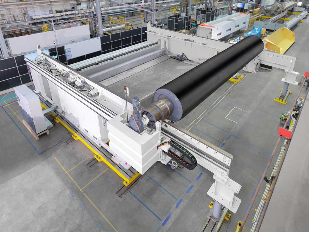Der vollautomatische Prozess des TwinDrive eliminiert Totzeiten beim Volltambourwechsel und steigert so deutlich Durchsatz und Produktivit&auml;t.