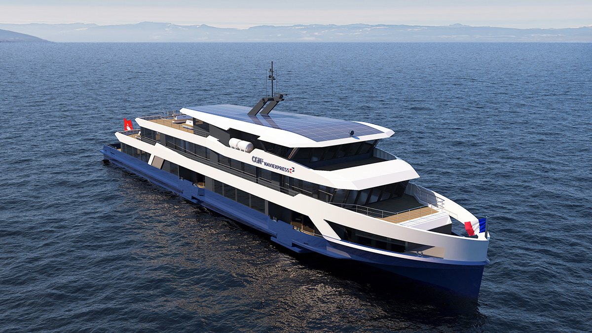 Passenger ferry at Lake Geneva with Voith propulsion system