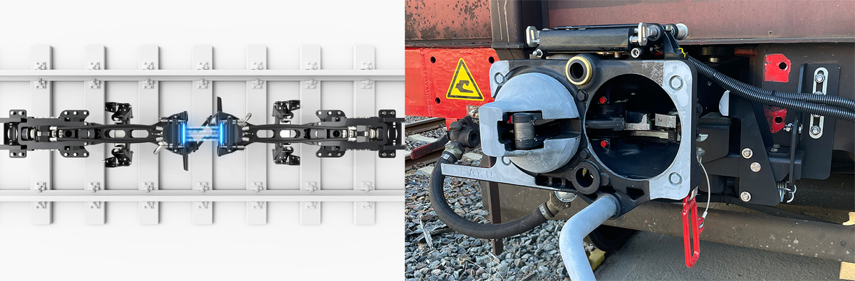 The e-coupler developed by Voith becomes standard in European rail freight transportation.