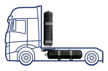 Variant: H<sub>2</sub> Core Module + two side tanks
