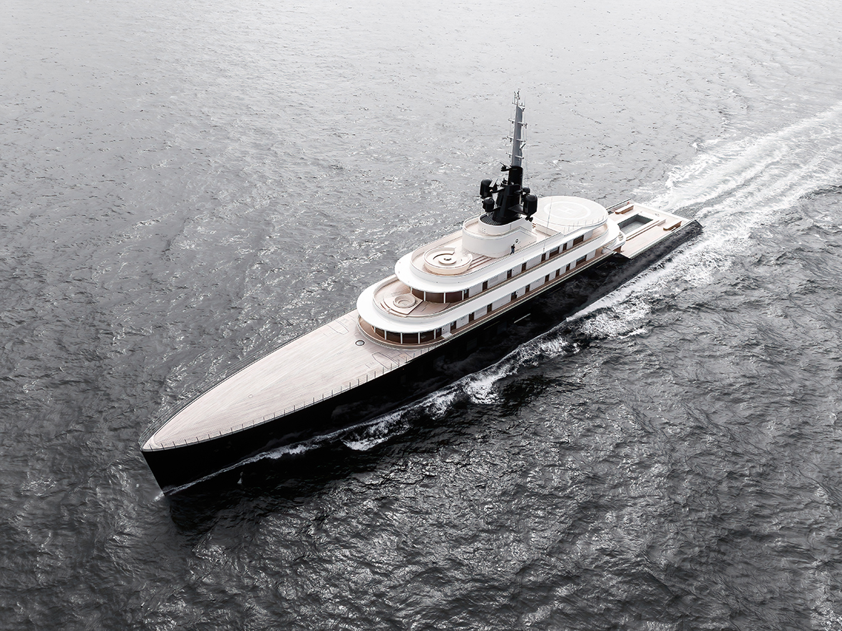 Superyacht Liva&deg; from the Abeking & Rasmussen shipyard with Voith Inline Thrusters (VIT) as the drive concept.