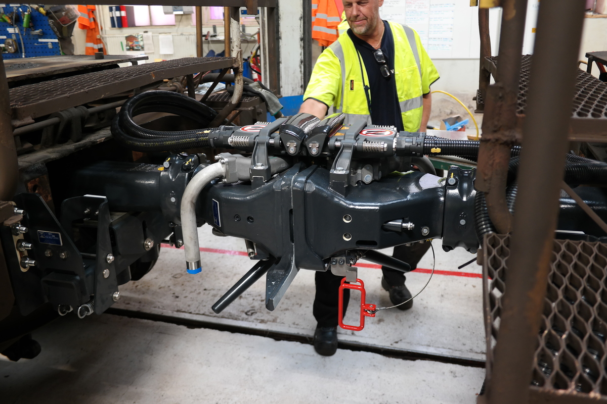 The successful installation of the four couplers at Green Cargo in Eskilstuna, Sweden, was carried out September 8-10, 2020.