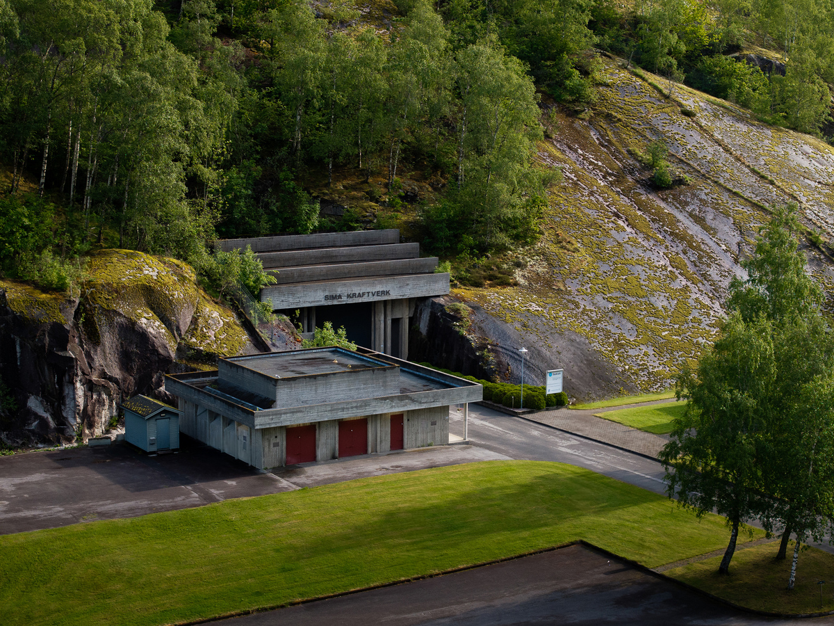 Sima power plant in Eidfjord, Norway
