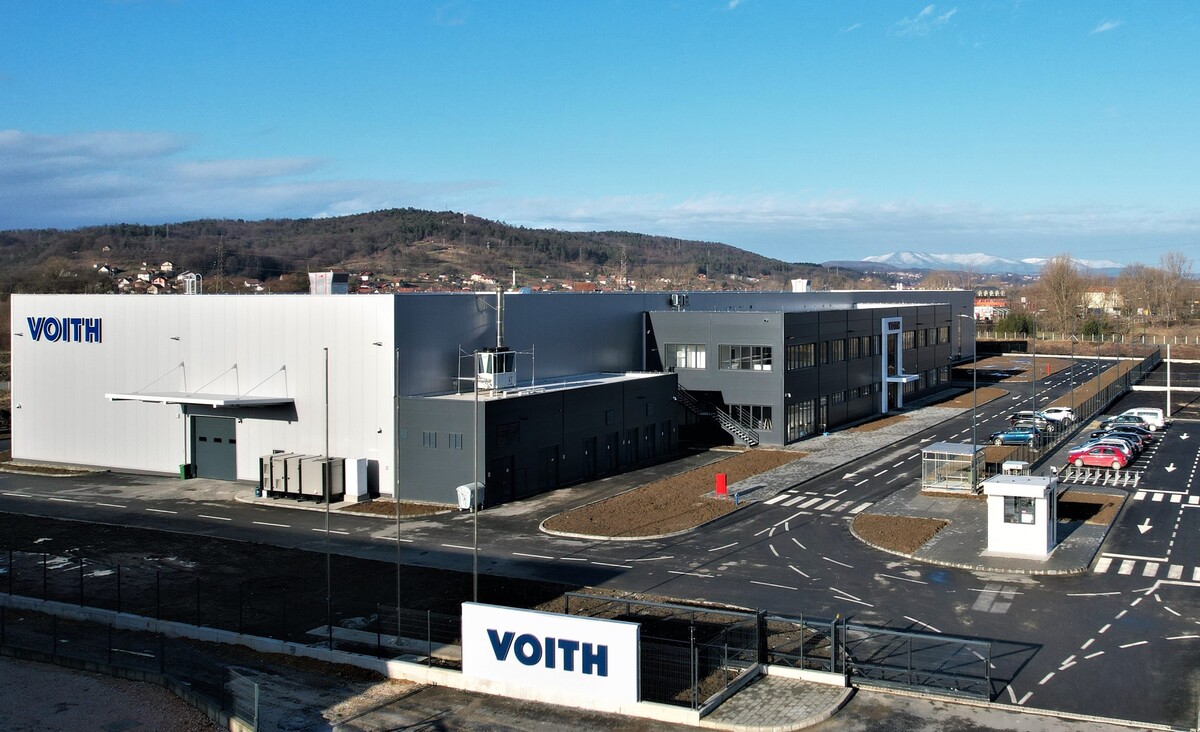 The new Voith Hydro location in Bosnia and Hercegovina is ready to
deliver generator components to customers worldwide.