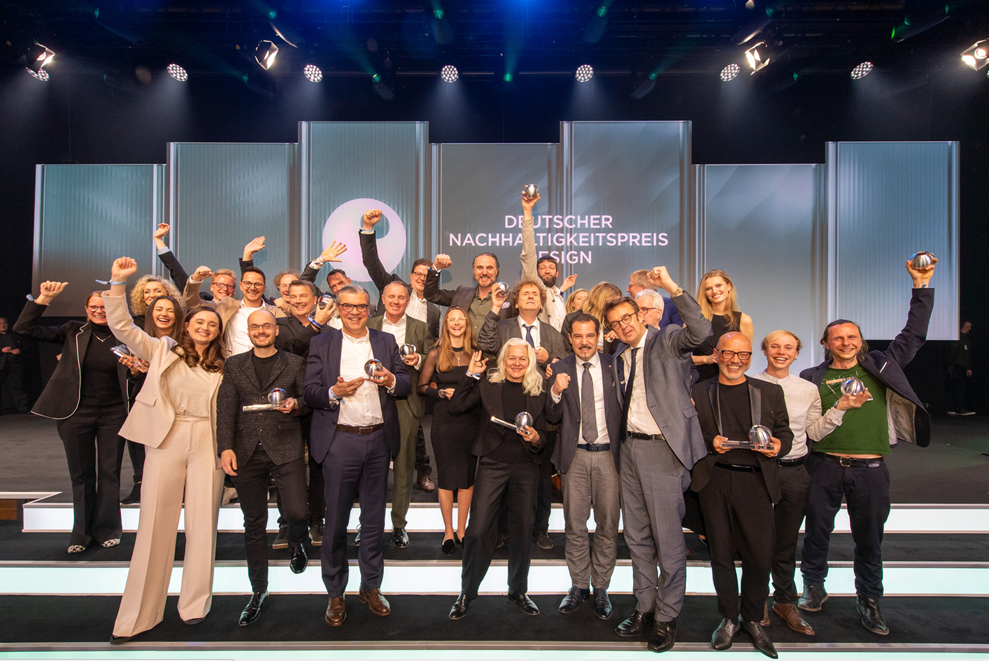 Proud winners: The German Sustainability Award honors outstanding solutions that contribute to achieving ambitious climate targets. Copyrights: Ralf R&uuml;hmeier.