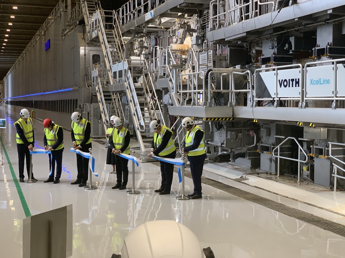 Official inauguration ceremony of PM 6 at Stora Enso’s Oulu mill